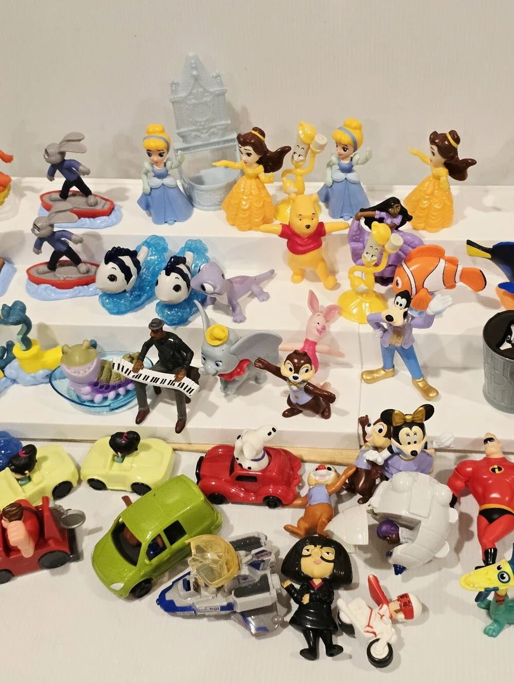 Disney Character Toy Figure Set Happy Meal Toy Lot